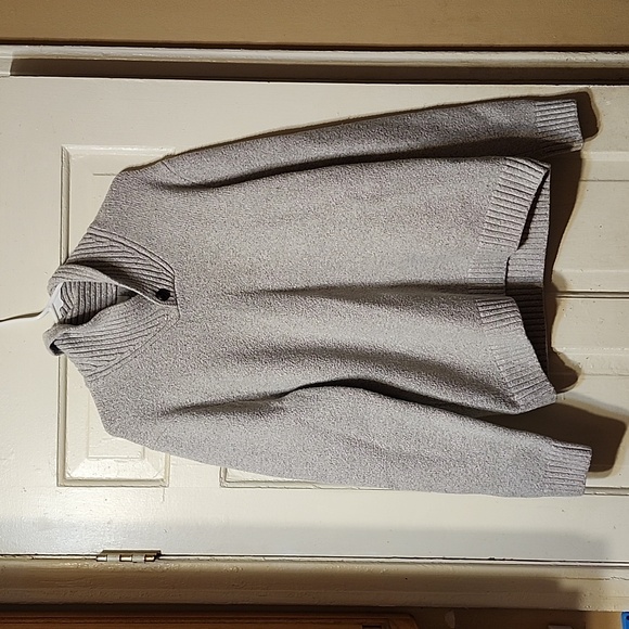 Old Navy Men's Shawl Button Sweater; Size: Medium, Color: Oatmeal - Picture 1 of 9